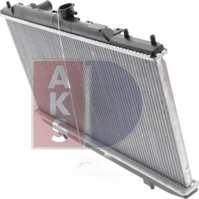 AKS Dasis 100350N - Radiator, engine cooling autospares.lv