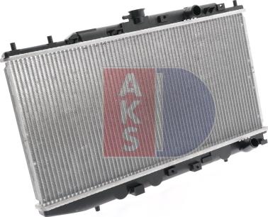 AKS Dasis 100350N - Radiator, engine cooling autospares.lv