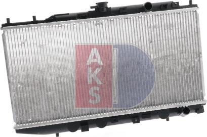 AKS Dasis 100350N - Radiator, engine cooling autospares.lv