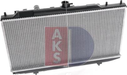 AKS Dasis 100350N - Radiator, engine cooling autospares.lv