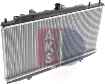 AKS Dasis 100350N - Radiator, engine cooling autospares.lv