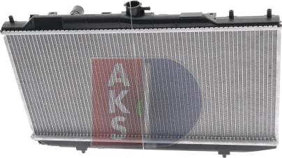 AKS Dasis 100350N - Radiator, engine cooling autospares.lv