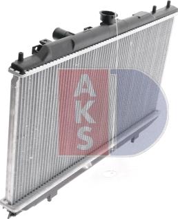 AKS Dasis 100350N - Radiator, engine cooling autospares.lv