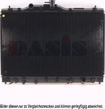 AKS Dasis 100310N - Radiator, engine cooling autospares.lv