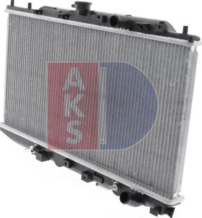 AKS Dasis 100332N - Radiator, engine cooling autospares.lv