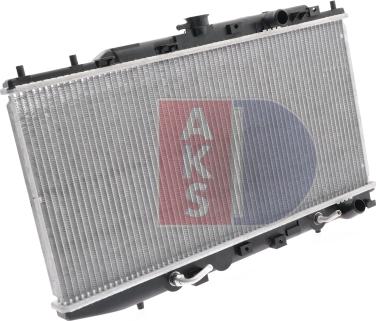 AKS Dasis 100332N - Radiator, engine cooling autospares.lv