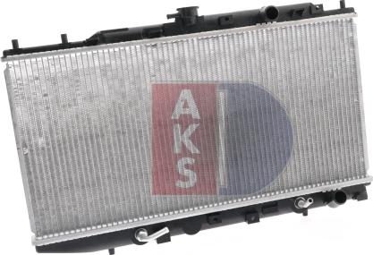 AKS Dasis 100332N - Radiator, engine cooling autospares.lv