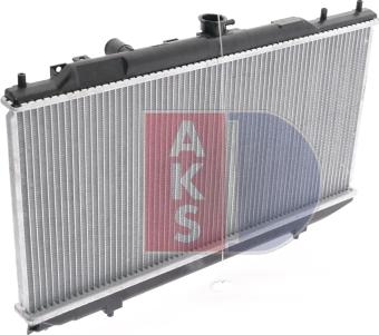 AKS Dasis 100332N - Radiator, engine cooling autospares.lv