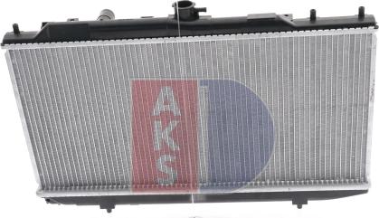 AKS Dasis 100332N - Radiator, engine cooling autospares.lv