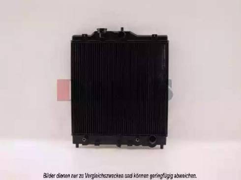 AKS Dasis 100720N - Radiator, engine cooling autospares.lv