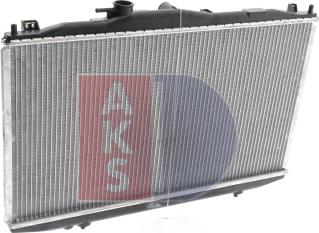 AKS Dasis 101280N - Radiator, engine cooling autospares.lv