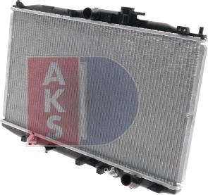 AKS Dasis 101280N - Radiator, engine cooling autospares.lv