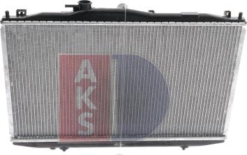 AKS Dasis 101280N - Radiator, engine cooling autospares.lv