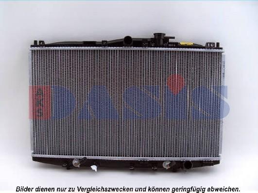 AKS Dasis 101280N - Radiator, engine cooling autospares.lv