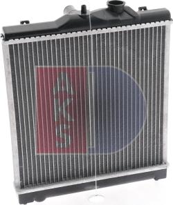 AKS Dasis 103000N - Radiator, engine cooling autospares.lv