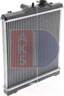 AKS Dasis 103000N - Radiator, engine cooling autospares.lv