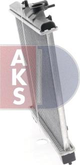 AKS Dasis 103000N - Radiator, engine cooling autospares.lv
