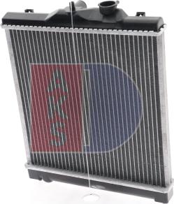 AKS Dasis 103000N - Radiator, engine cooling autospares.lv