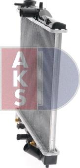 AKS Dasis 103000N - Radiator, engine cooling autospares.lv