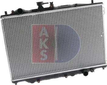 AKS Dasis 110510N - Radiator, engine cooling autospares.lv