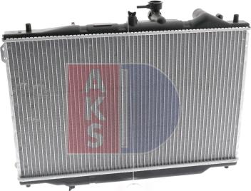 AKS Dasis 110510N - Radiator, engine cooling autospares.lv