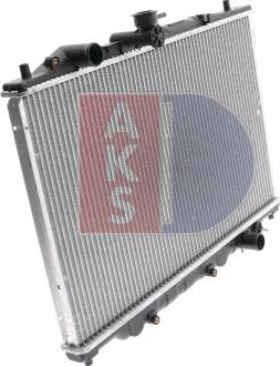 AKS Dasis 110510N - Radiator, engine cooling autospares.lv