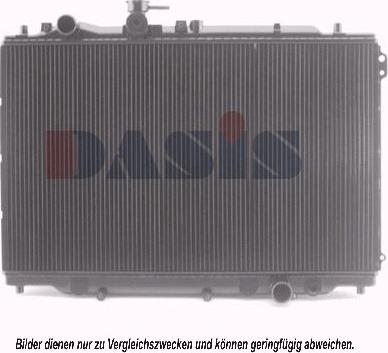 AKS Dasis 110510N - Radiator, engine cooling autospares.lv