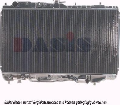 AKS Dasis 110520N - Radiator, engine cooling autospares.lv