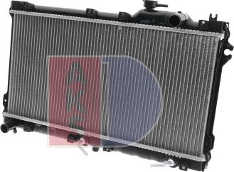 AKS Dasis 110570N - Radiator, engine cooling autospares.lv