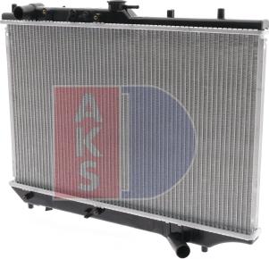 AKS Dasis 110680N - Radiator, engine cooling autospares.lv