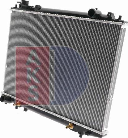 AKS Dasis 110093N - Radiator, engine cooling autospares.lv