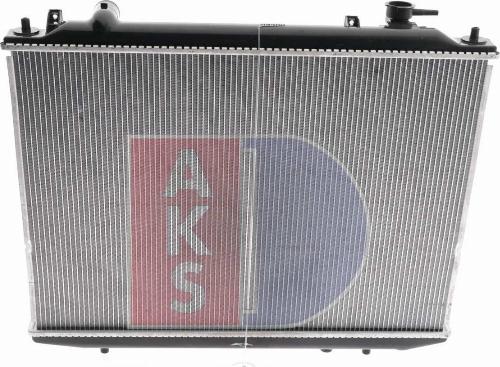 AKS Dasis 110093N - Radiator, engine cooling autospares.lv