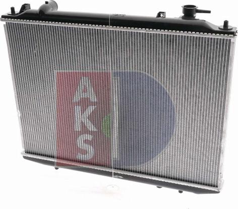 AKS Dasis 110093N - Radiator, engine cooling autospares.lv