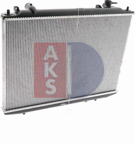 AKS Dasis 110093N - Radiator, engine cooling autospares.lv