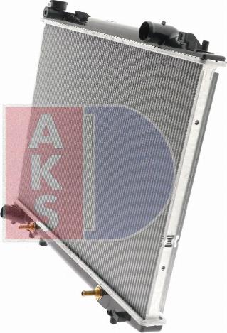 AKS Dasis 110093N - Radiator, engine cooling autospares.lv