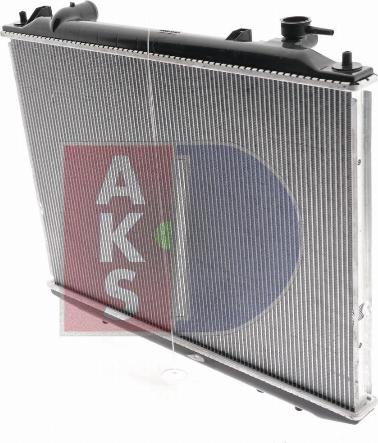 AKS Dasis 110093N - Radiator, engine cooling autospares.lv