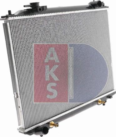 AKS Dasis 110093N - Radiator, engine cooling autospares.lv