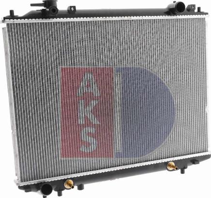 AKS Dasis 110093N - Radiator, engine cooling autospares.lv