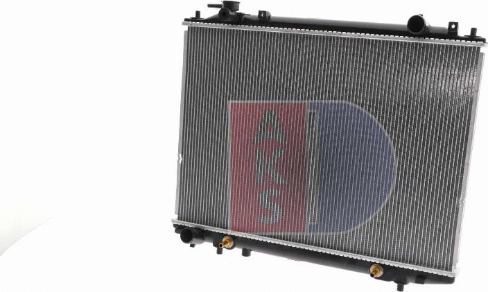 AKS Dasis 110093N - Radiator, engine cooling autospares.lv