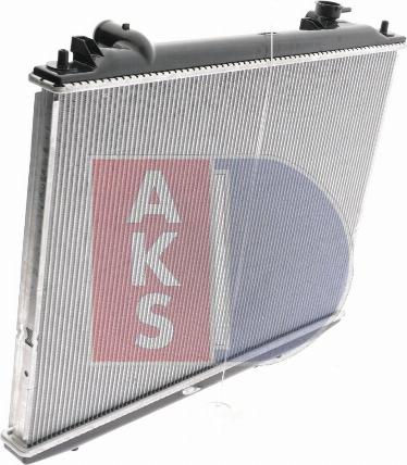 AKS Dasis 110093N - Radiator, engine cooling autospares.lv