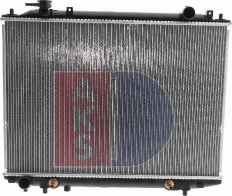 AKS Dasis 110093N - Radiator, engine cooling autospares.lv