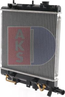 AKS Dasis 110041N - Radiator, engine cooling autospares.lv