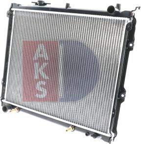 AKS Dasis 110059N - Radiator, engine cooling autospares.lv