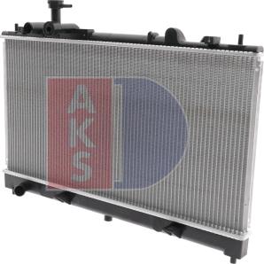 AKS Dasis 110038N - Radiator, engine cooling autospares.lv