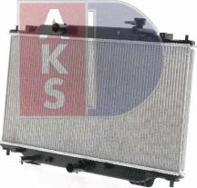 AKS Dasis 110101N - Radiator, engine cooling autospares.lv