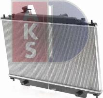 AKS Dasis 110101N - Radiator, engine cooling autospares.lv