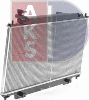 AKS Dasis 110101N - Radiator, engine cooling autospares.lv