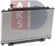 AKS Dasis 110101N - Radiator, engine cooling autospares.lv