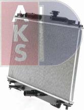 AKS Dasis 110101N - Radiator, engine cooling autospares.lv