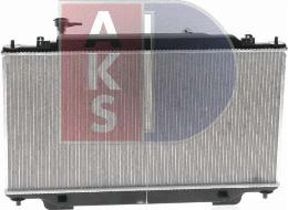 AKS Dasis 110101N - Radiator, engine cooling autospares.lv